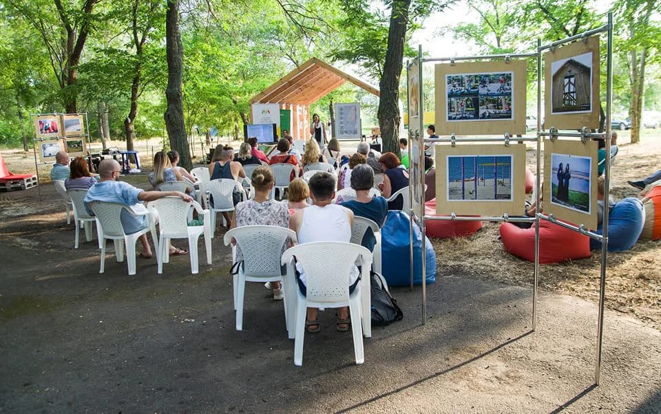 Презентація Парку Перемоги на Майстерні міста в Миколаєві. Фото з фейсбук-сторінки Urban Inst.