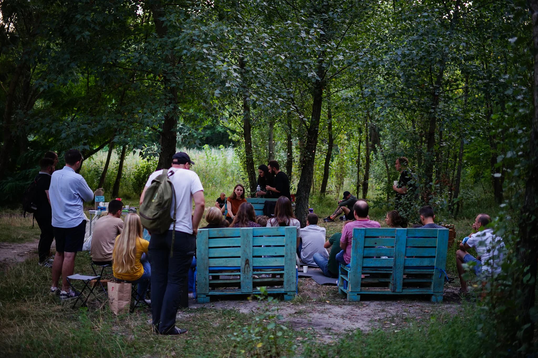 Одна з лекцій на Вирлиці.