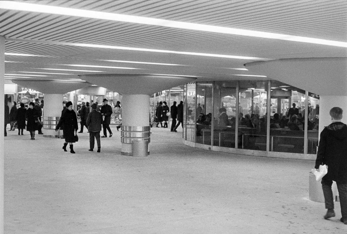 Підземний перехід Асематунелі в Гельсінкі, січень 1968 року