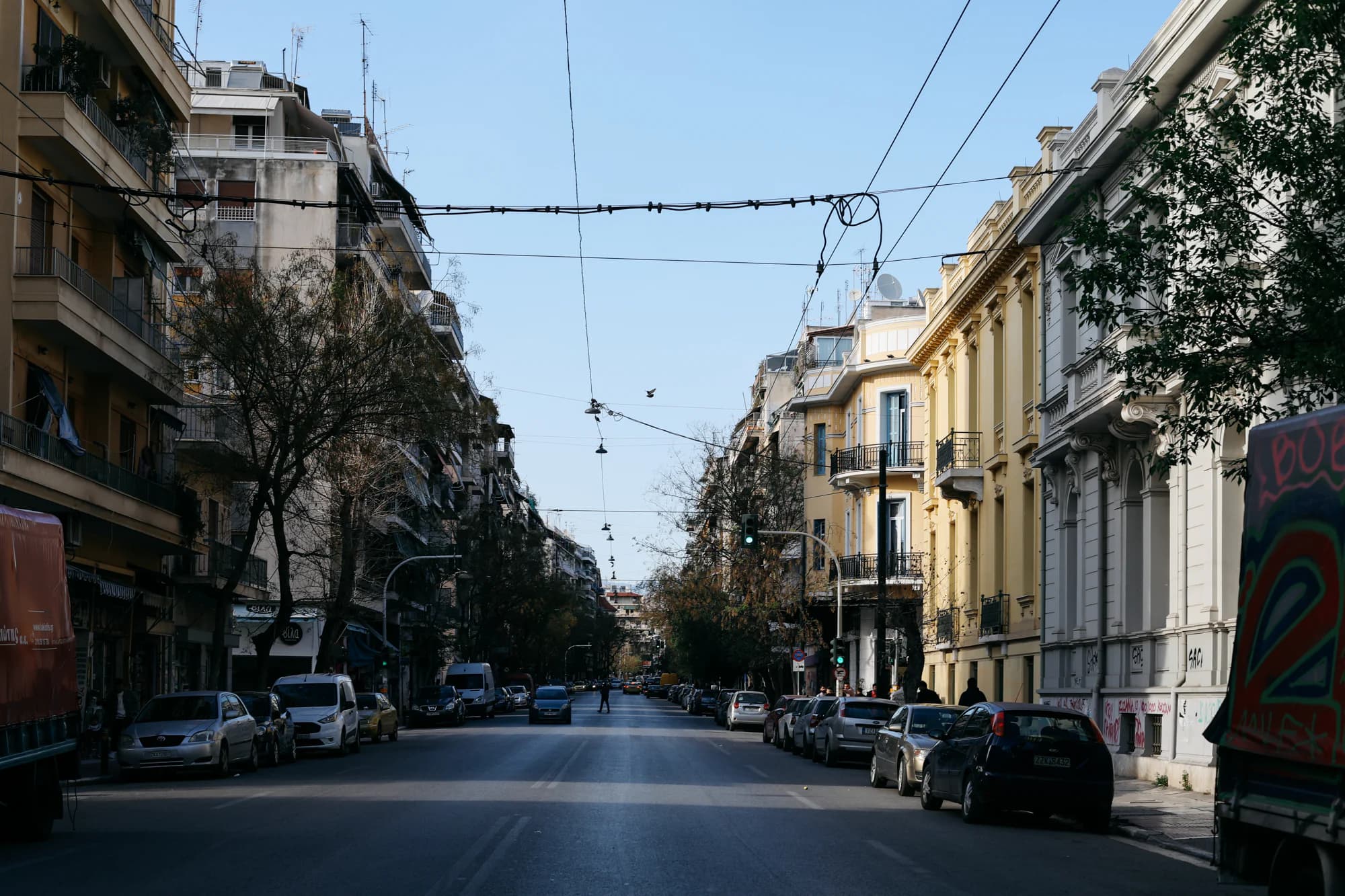 Вулиця Ахарнон в Афінах.