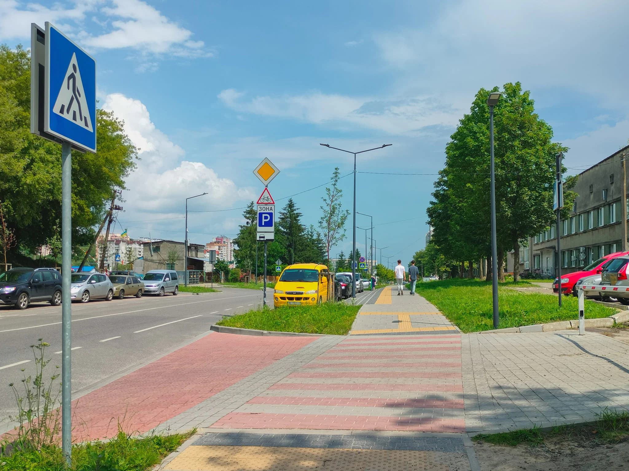 Вулиця Орлика на фінальному етапі реконструкції.