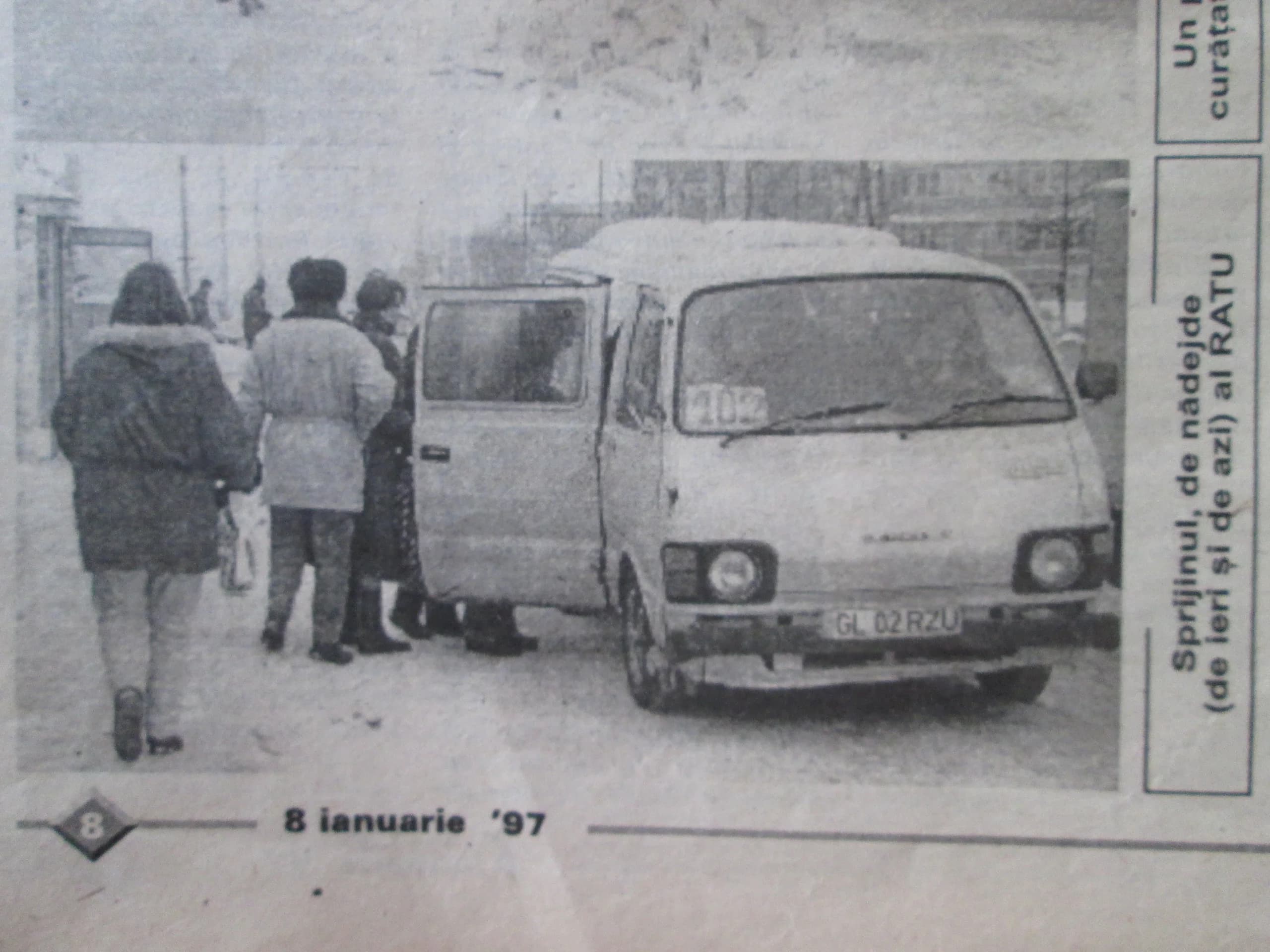 Газета Viața Liberă, випуск від 8.1.1997. Автор не вказаний