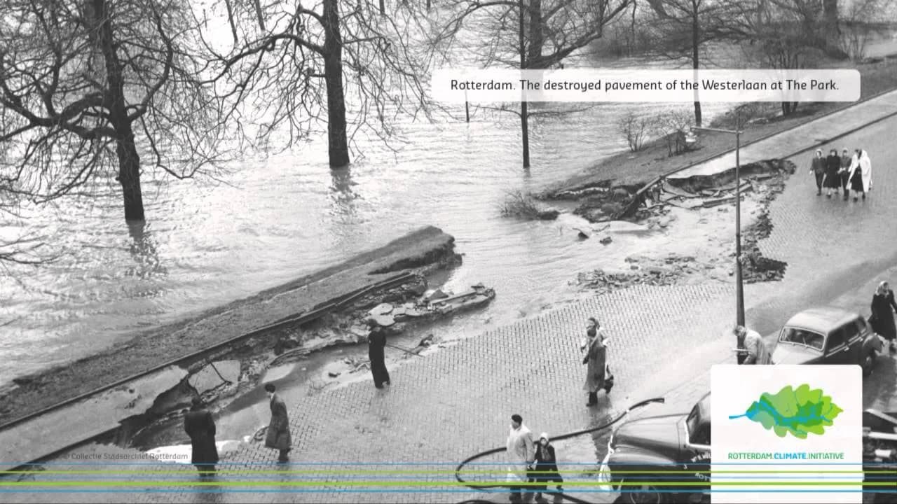 A still from the video by Rotterdam Climate Initiative RCI