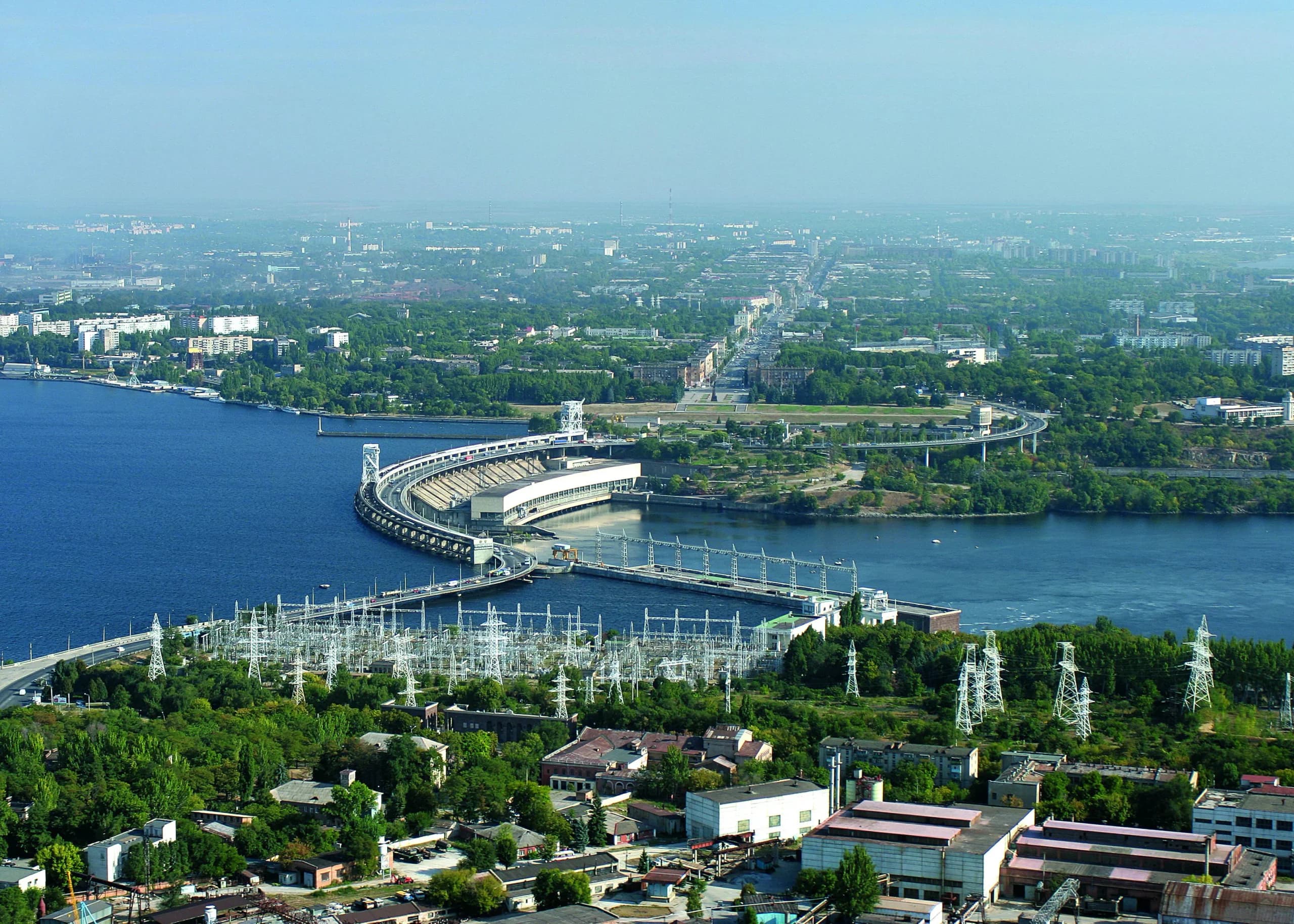Дніпровська ГЕС у Запоріжжі