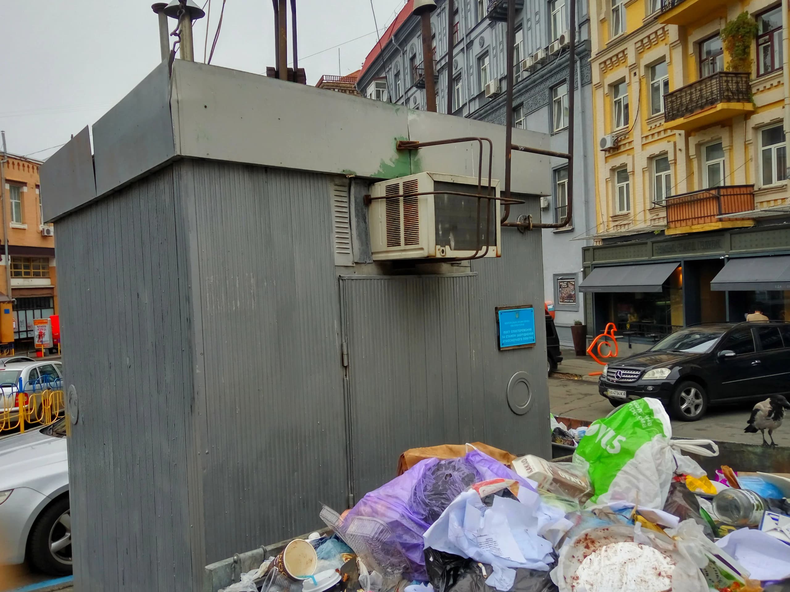 Пост спостереження за станом забруднення атмосферного повітря Центральної геофізичної обсерваторії на Бессарабській площі