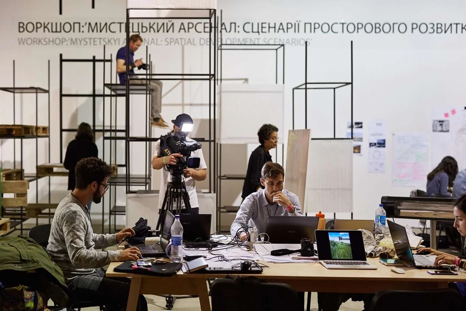 Воркшоп з розвитку Мистецького Арсеналу у Києві під час фестивалю CANactions, 2017.