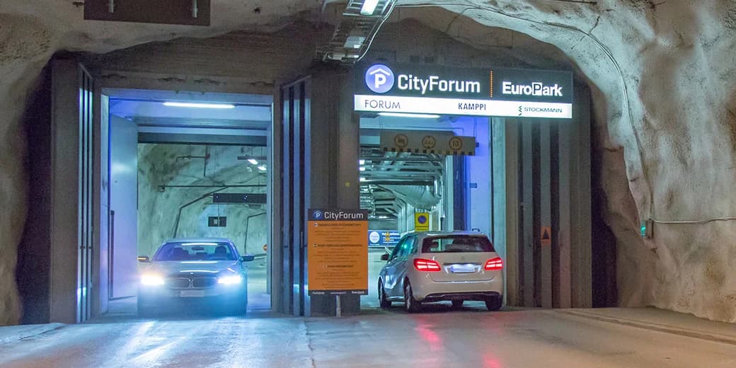 Паркінг P-CityForum у Гельсінкі, Джерело: Europark